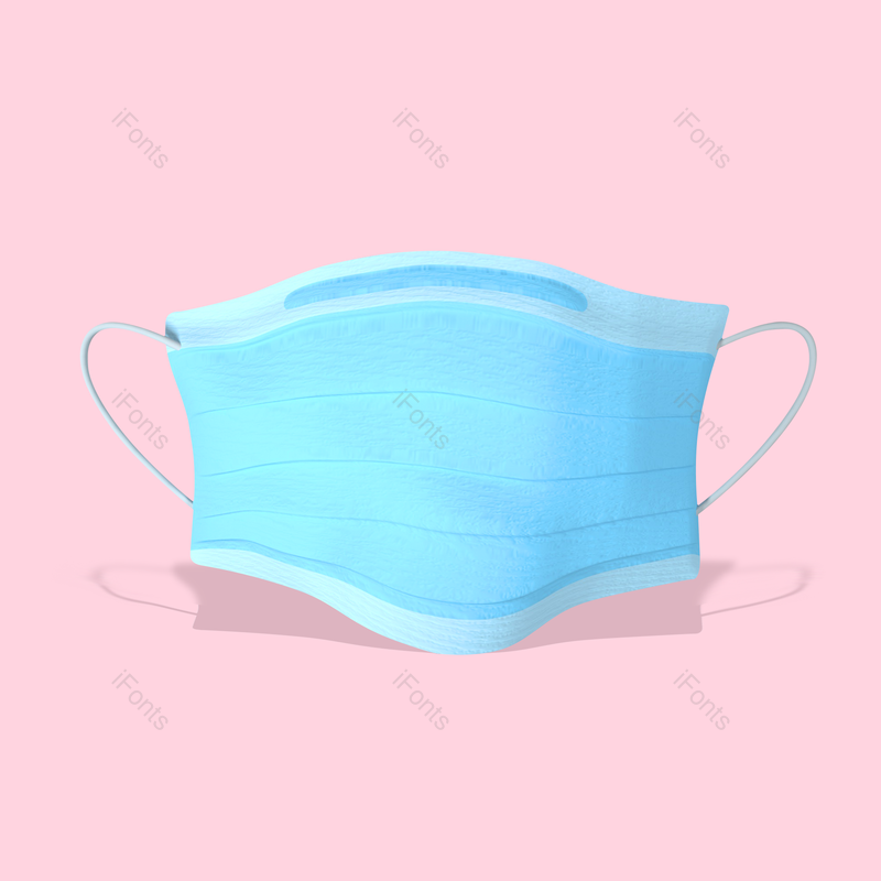 卡通图片,立体元素,口罩PNG,健康免抠素材